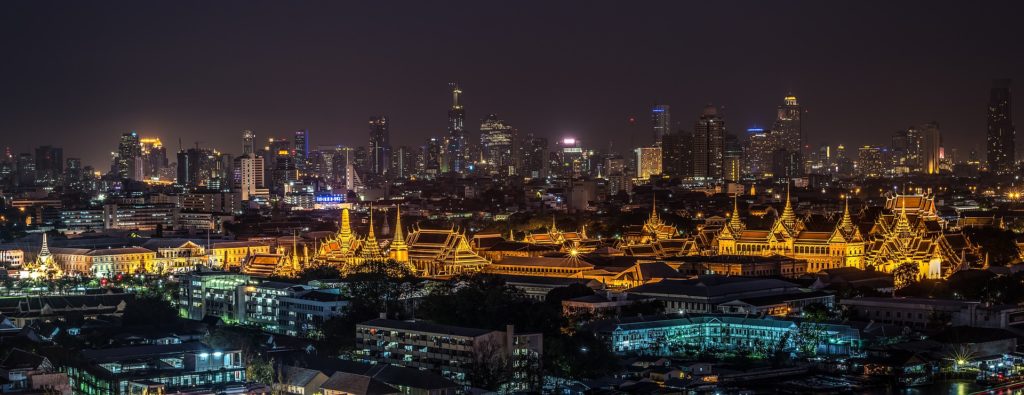 Bangkok Thailand - March 7 2018: Aerial Shot Of The Emporium And